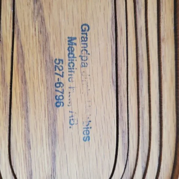 Vintage Canada Alberta Oak Folding Duck Basket Rustic Farmhouse Kitchen Decor - Picture 6 of 10